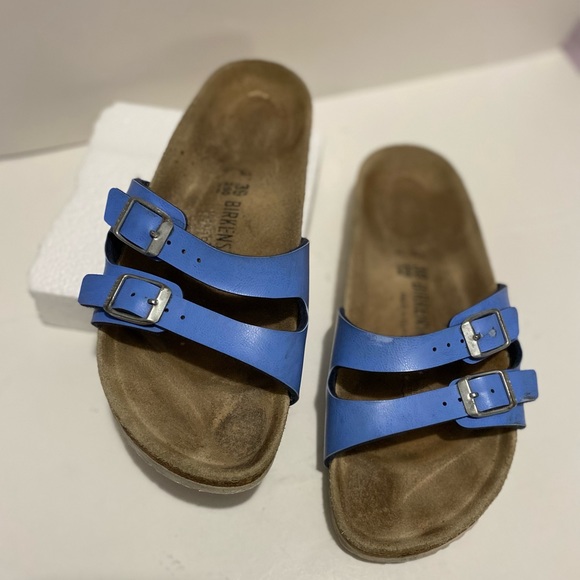 Birkenstock Ibiza Sea Blue Sandals Size 39 - Picture 9 of 16
